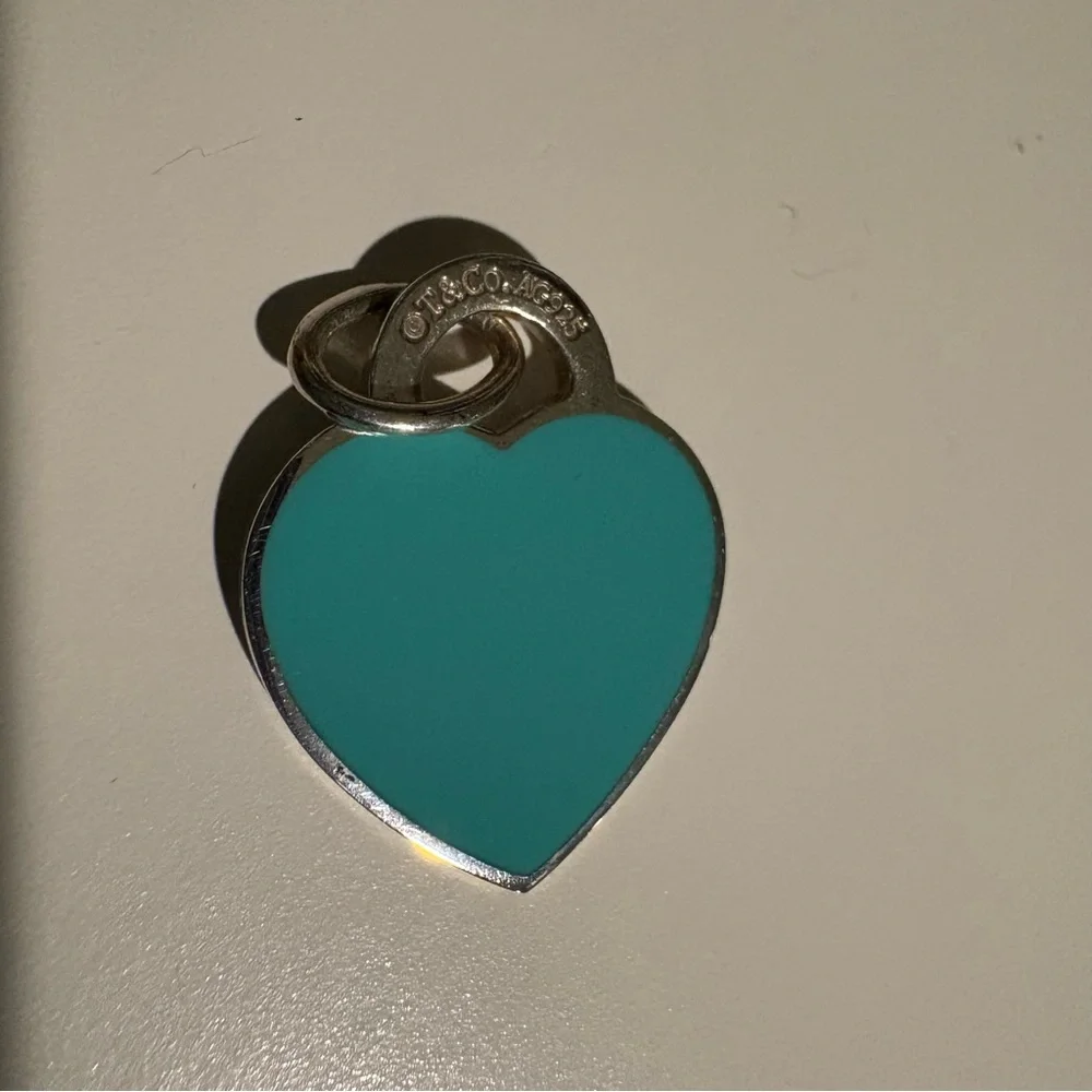 Tiffany & Co. Return to Tiffany Heart Tag Pendant Blue Enamel - Picture 7 of 12